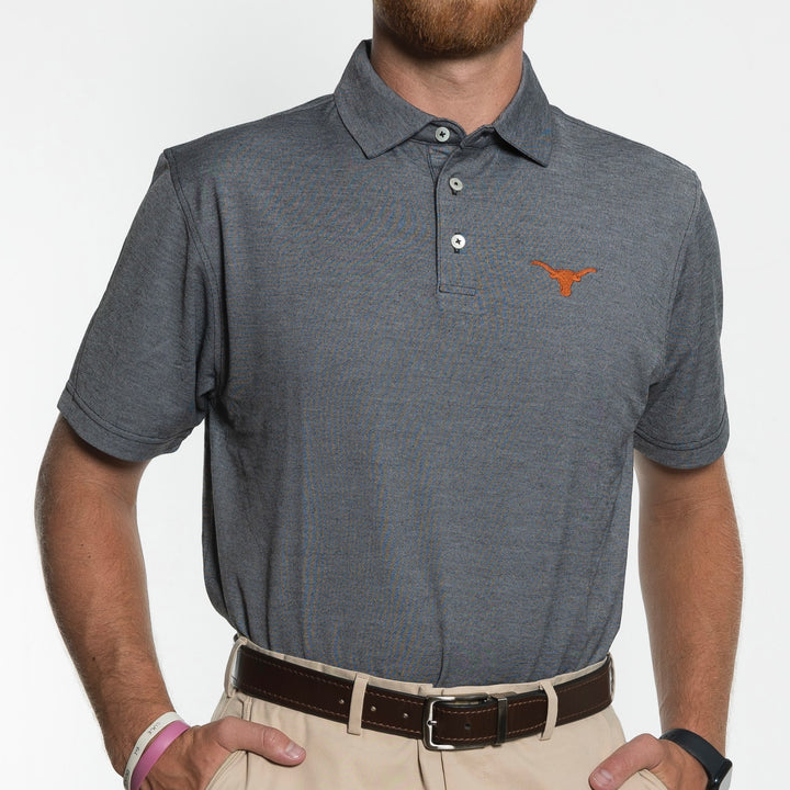 Texas Longhorn Butter Stripe Polo