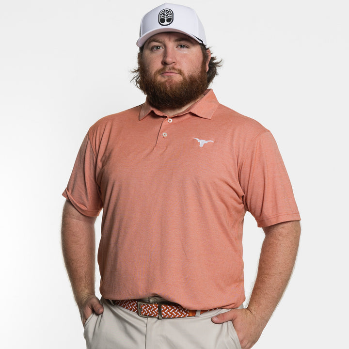 Texas Longhorn Butter Stripe Polo
