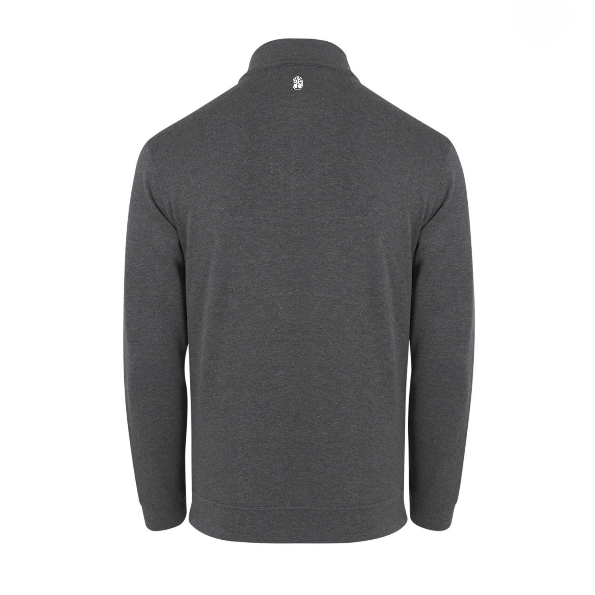 Quilted Cloud 1/4 Zip Pullover - Midnight Black