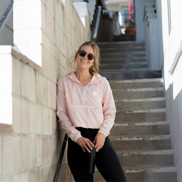 Lightweight Crop Windbreaker