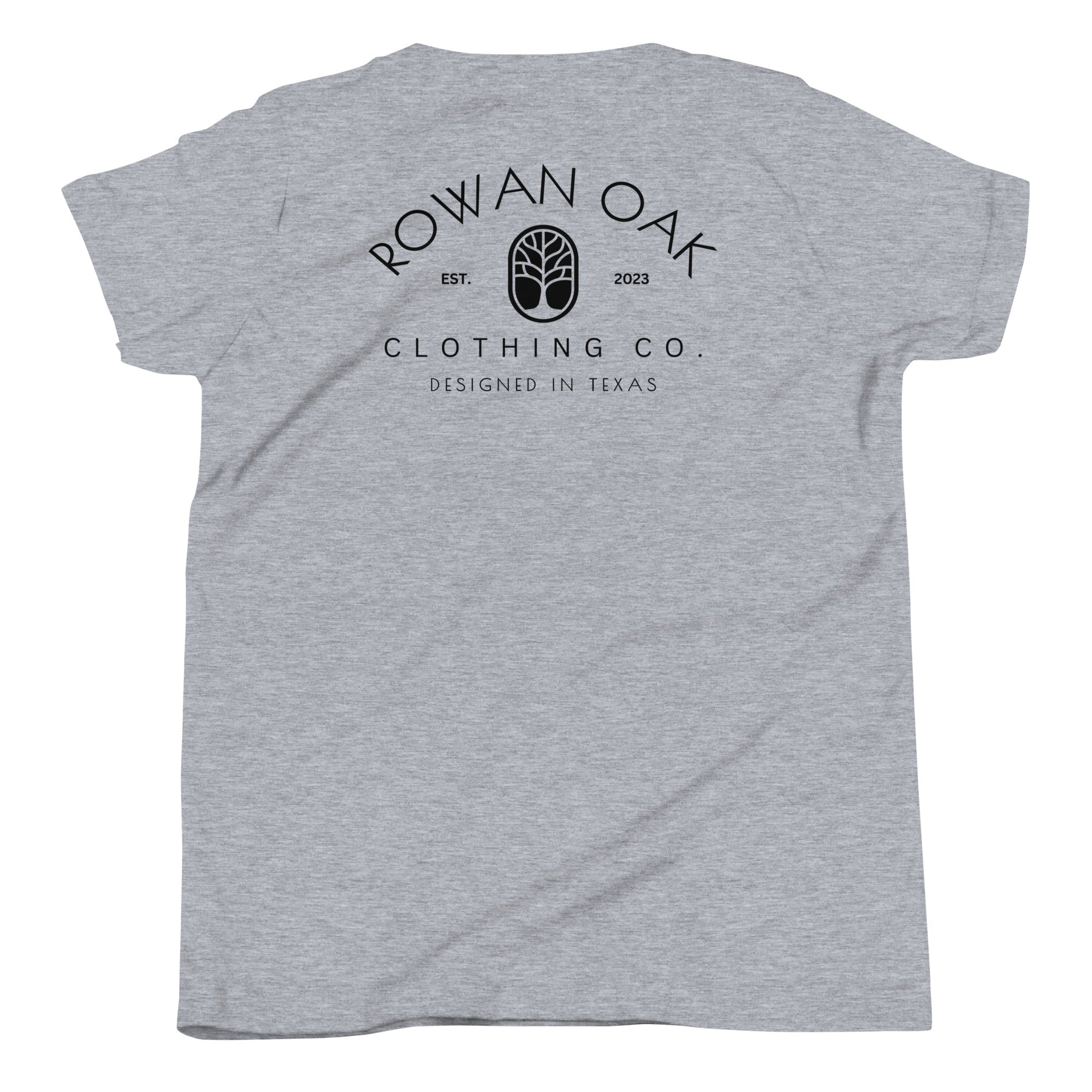 The Rowan Oak Youth T-Shirt (black)