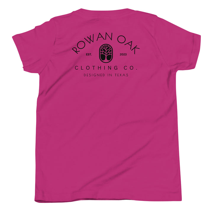 The Rowan Oak Youth T-Shirt (black)