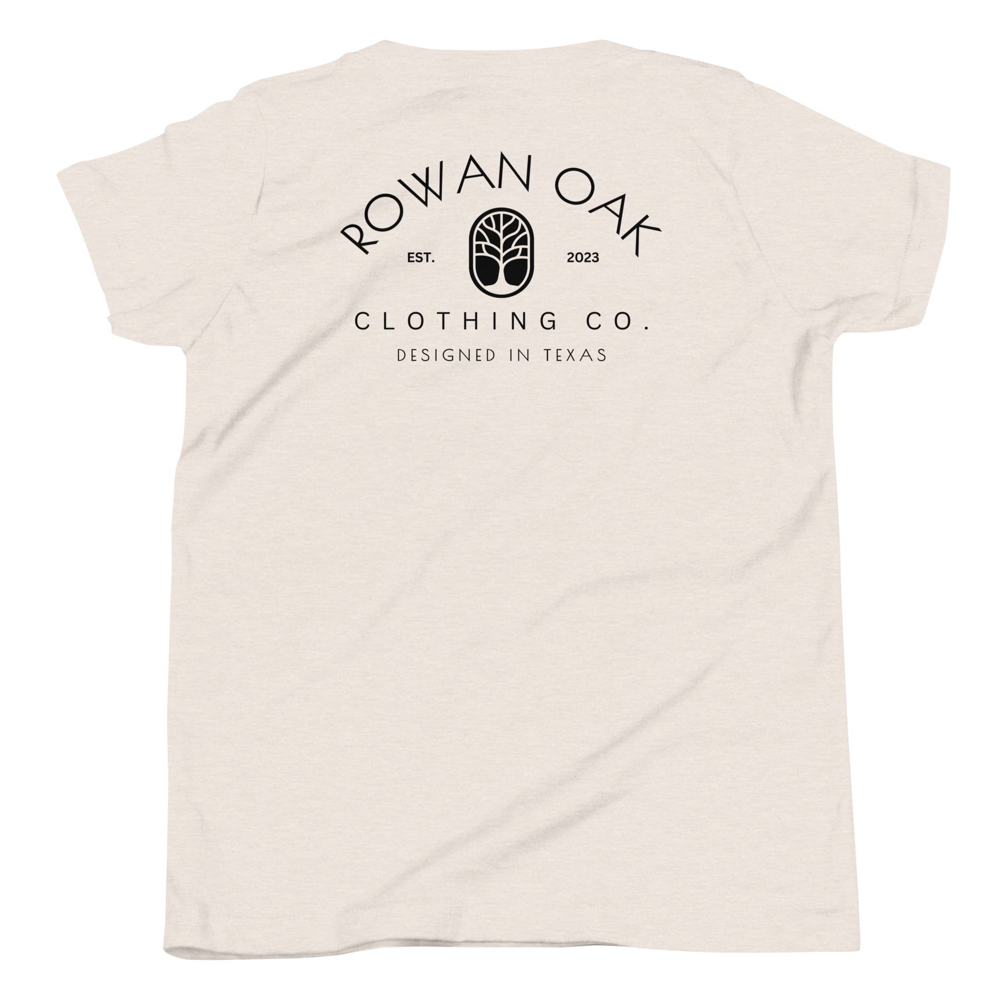 The Rowan Oak Youth T-Shirt (black)