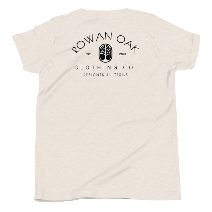The Rowan Oak Youth T-Shirt (black)