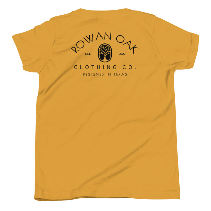 The Rowan Oak Youth T-Shirt (black)